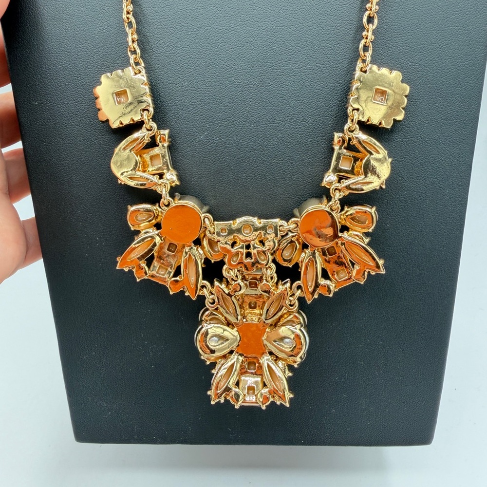 KATE SPADE Gold, Crystal and Light Pink Necklace - Picture 7 of 8